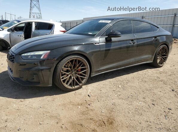 WAUC4CF56MA007425 2021 AUDI S5 Черный Передняя левая четверть