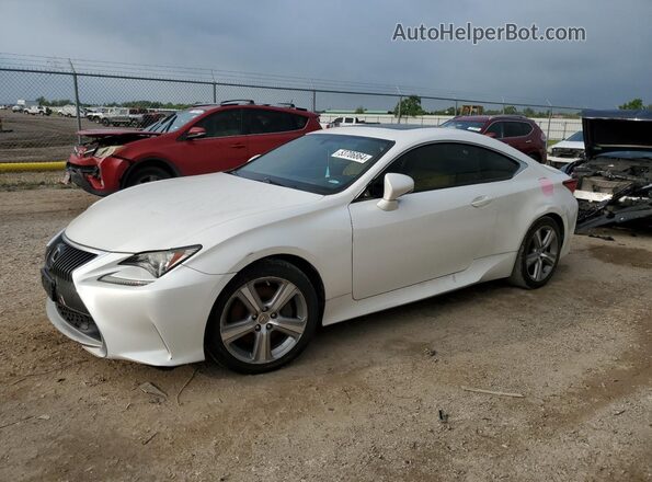 JTHHA5BC1G5002467 2016 LEXUS RC Белый Передняя левая четверть