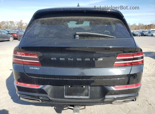 KMUHCESCXRU168293 2024 GENESIS GV80 Black Вид ззаду