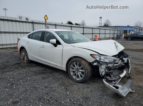 JM1GL1U5XH1136451 2017 MAZDA 6 Белый Передняя правая четверть