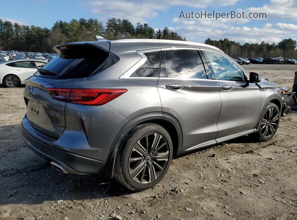 3PCAJ5BB4MF102583 2021 INFINITI QX50 Серый Задняя правая четверть