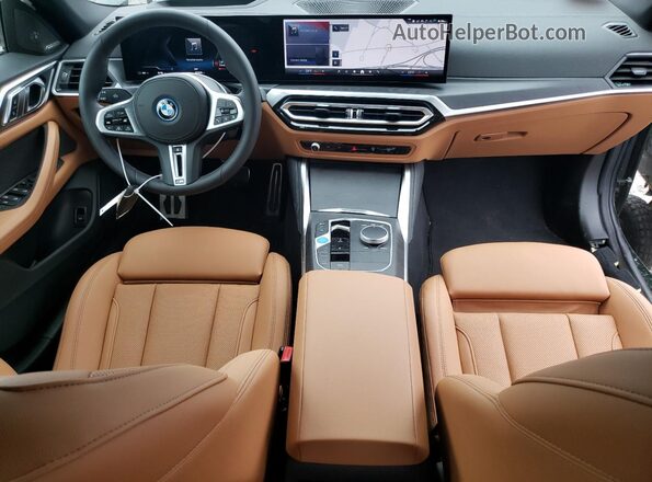 WBY33AW00RFS09877 2024 BMW I4 Green წინა პანელის ხედი