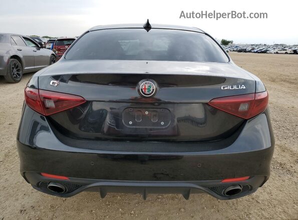 ZARFAEEN6J7564291 2018 ALFA ROMEO GIULIA Black Rear view