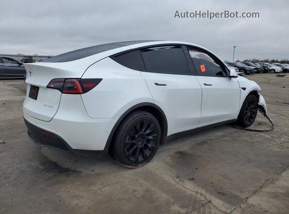 5YJYGDEE9MF088273 2021 TESLA MODEL Белый Задняя правая четверть