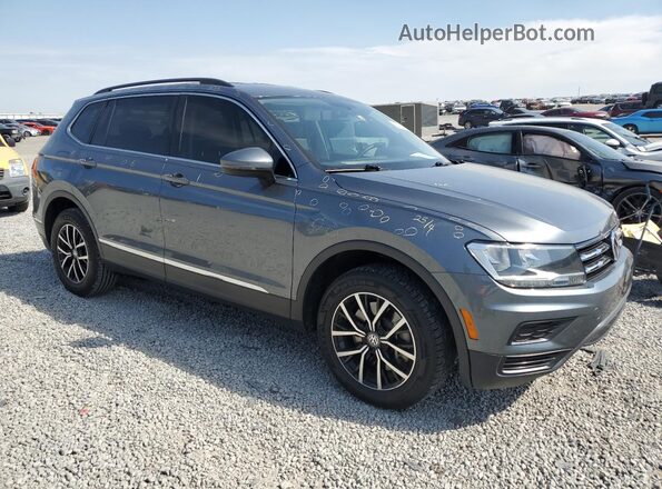3VV3B7AX5MM056841 2021 VOLKSWAGEN TIGUAN Серый Передняя правая четверть