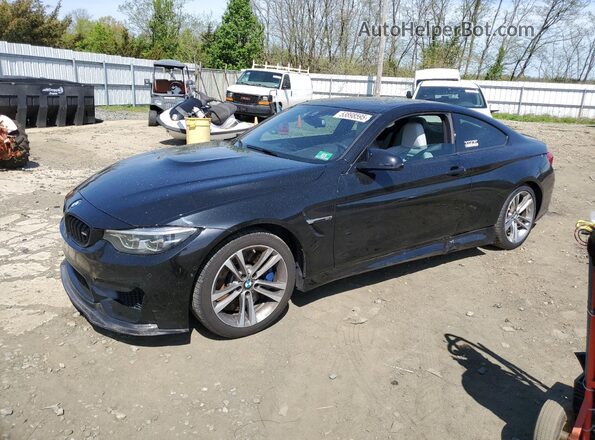 WBS4Y9C57JAC87205 2018 BMW M4 Черный Передняя левая четверть