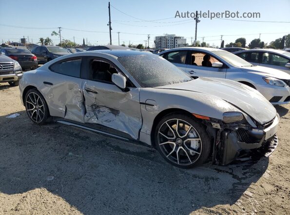 WP0AA2Y16PSA13881 2023 PORSCHE TAYCAN Серый Передняя правая четверть