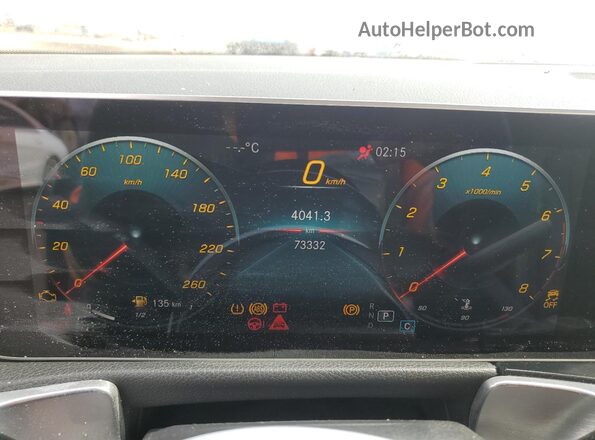WDC4M4HB6LW000938 2020 MERCEDES-BENZ GLB-CLASS Charcoal Instrument cluster view