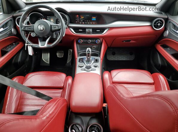 ZASPAKBN0L7C82854 2020 ALFA ROMEO STELVIO Синий Вид панели приборов