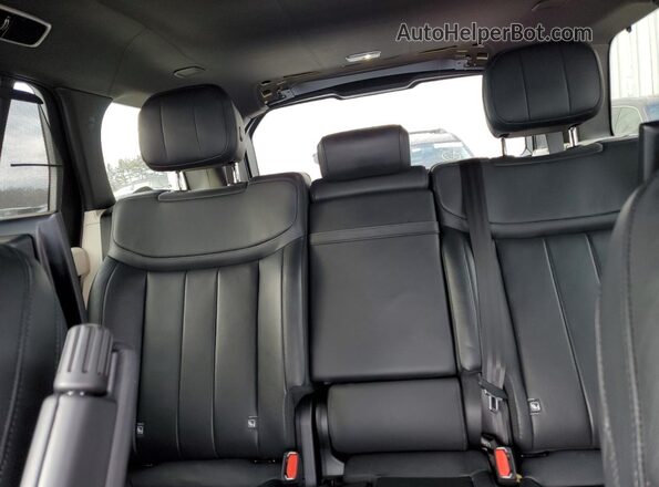 NJ1639E 2023 LAND ROVER RANGE Gray Вид задніх сидінь