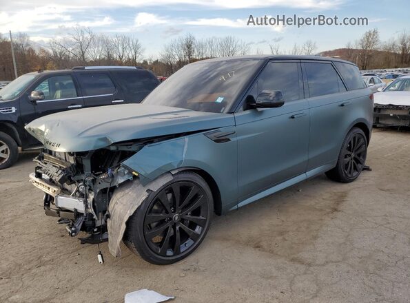 SAL1L9FU9RA415814 2024 LAND ROVER RANGE Зеленый Передняя левая четверть