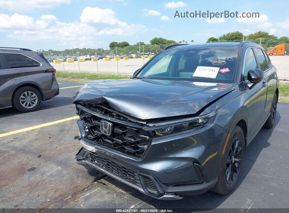 7FARS5H51SE020734 2025 HONDA CR-V HYBRID Gray წინა ხედი