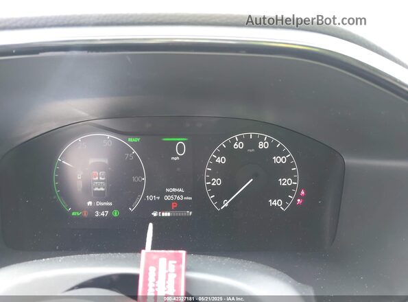 7FARS5H51SE020734 2025 HONDA CR-V HYBRID Gray უკანა სავარძლების ხედი