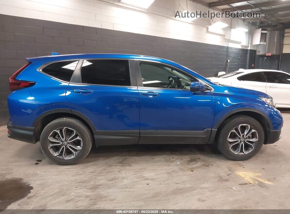 7FARW2H58ME020879 2021 HONDA CR-V Blue Widok wnętrza z tyłu