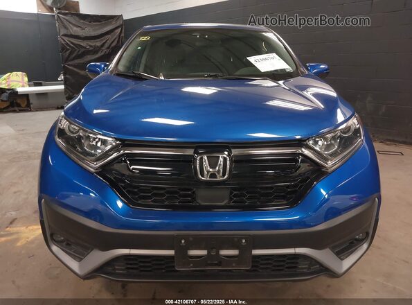 7FARW2H58ME020879 2021 HONDA CR-V Blue Widok zestawu wskaźników