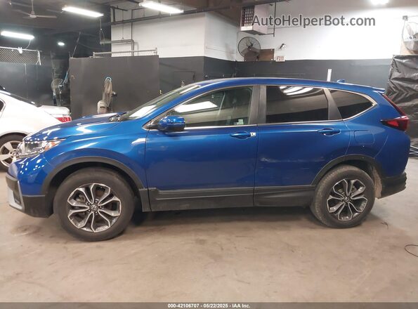 7FARW2H58ME020879 2021 HONDA CR-V Blue Widok z przodu