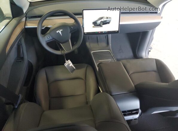 7SAYGDED3RA330876 2024 TESLA MODEL Charcoal Առջևի վահանակի տեսք