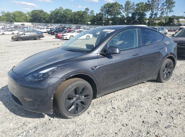7SAYGDED3RA330876 2024 TESLA MODEL Charcoal Առջևի ձախ երեք քառորդ տեսարան