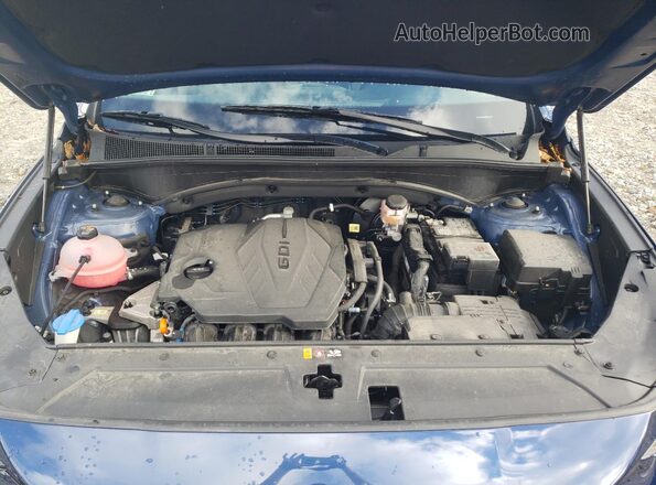 5NMS3DAJ3PH593572 2023 HYUNDAI SANTA Blue Вид підкапотного простору