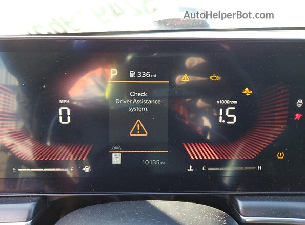 KNAG64J72S5280152 2025 KIA K5 Gray Instrument cluster view