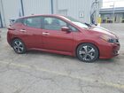 2021 Nissan Leaf Sv Burgundy vin: 1N4AZ1CVXMC555250