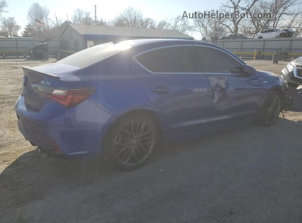 19UDE2F83LA000246 2020 ACURA ILX Синий Задняя правая четверть
