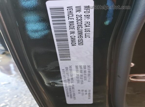 2C3CDXGJXMH515263 2021 DODGE CHARGER Черный Вид наклейки с VIN-кодом