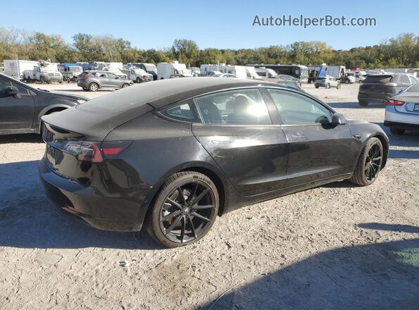 5YJ3E1EA9MF094523 2021 TESLA MODEL Черный Задняя правая четверть