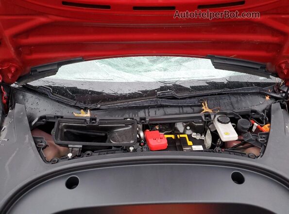 5YJ3E1EA6MF922723 2021 TESLA MODEL Красный Вид задней части салона