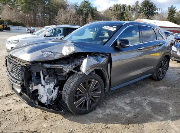 3PCAJ5BB4MF102583 2021 INFINITI QX50 Серый Передняя левая четверть