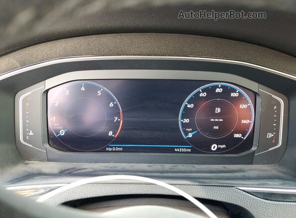 WVWCR7AN2LE016052 2020 VOLKSWAGEN ARTEON White Вид щитка приладів