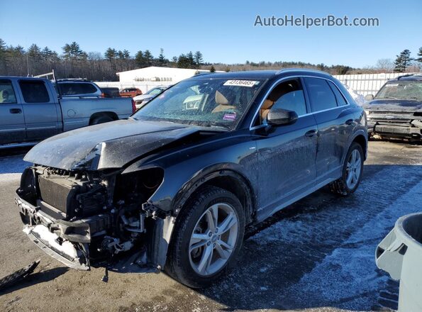 WA1EECF36M1037722 2021 AUDI Q3 Black Передня ліва чверть