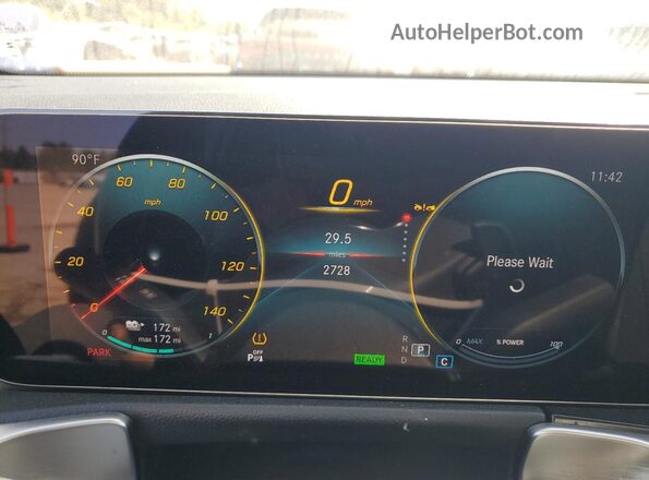 W1N9M0CB1PN071108 2023 MERCEDES-BENZ EQB Tan ხელსაწყოთა პანელის ხედი