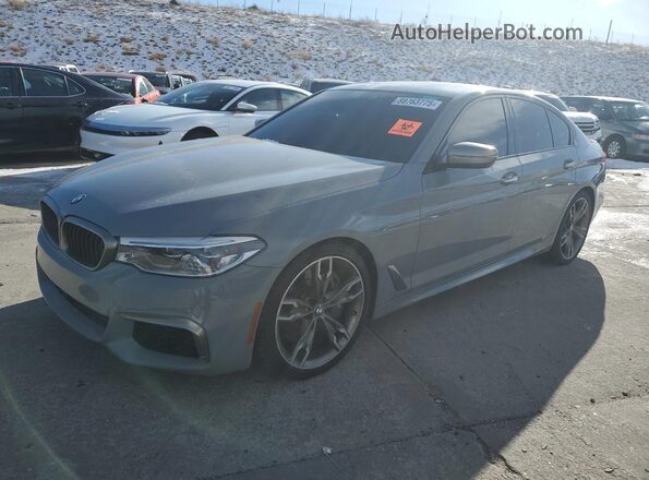 WBAJB9C50JB286445 2018 BMW M5 Gray Przód lewy
