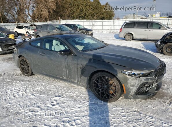WBSAE0C07LCD01784 2020 BMW M8 Gray Przód prawy
