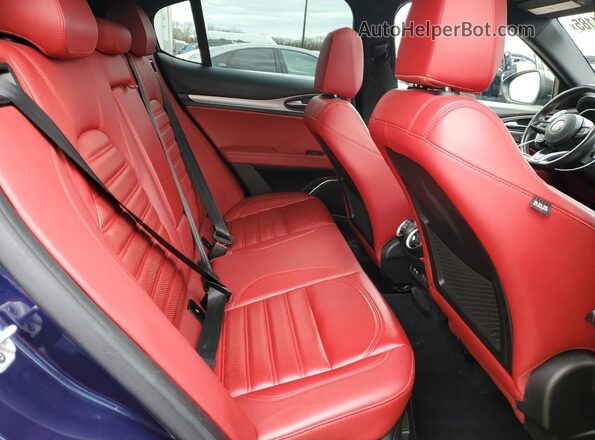 ZASPAKBN0L7C82854 2020 ALFA ROMEO STELVIO Синий Вид задней части салона