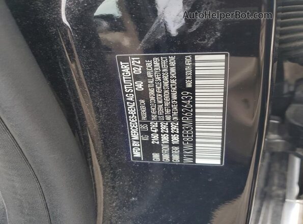 W1KWF8EB3MR626439 2021 MERCEDES-BENZ C Черный Вид подкапотного пространства