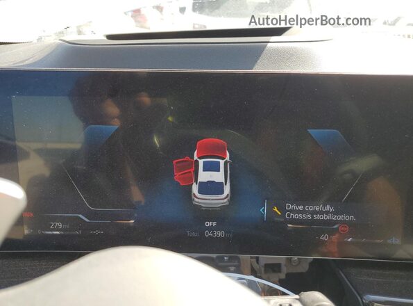 5UX33EX02R9U96529 2024 BMW X6 Белый Вид щитка приборов