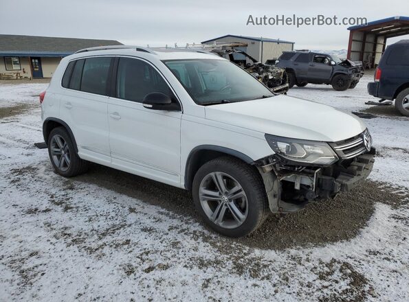 WVGUV7AX0HK008456 2017 VOLKSWAGEN TIGUAN Белый Передняя правая четверть