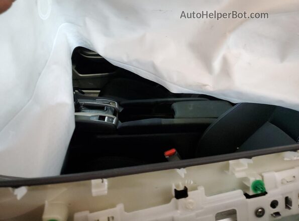 19XFC1F38KE020225 2019 HONDA CIVIC Черный Вид салона спереди