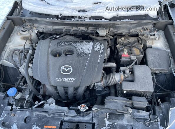 JM1DKFC79H0168772 2017 MAZDA CX-3 Silver Вид панелі приладів