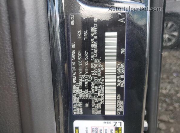 2T2BCMEA9RC011473 2024 LEXUS RX Черный Вид наклейки с VIN-кодом