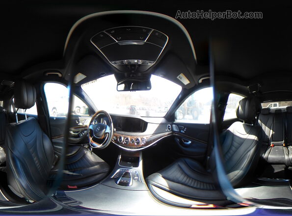 WDDUG8FB9GA254532 2016 MERCEDES-BENZ S Черный Панорамный вид салона 360°