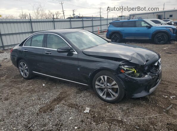 W1KWF8EB3MR626439 2021 MERCEDES-BENZ C Черный Передняя правая четверть