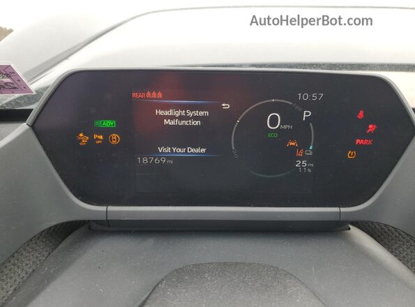 JTMABACA6PA015440 2023 TOYOTA LE Черный Вид щитка приборов