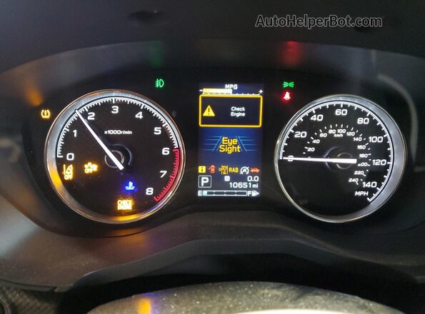 JF2SKAMC1RH432013 2024 SUBARU FORESTER Charcoal Вид щитка приладів