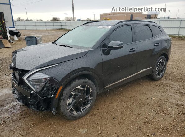 5XYK5CDF9SG256869 2025 KIA SPORTAGE Черный Передняя левая четверть