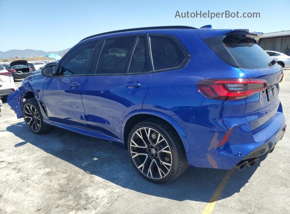 5YMJU0C05N9M64142 2022 BMW X5 Blue Rear left