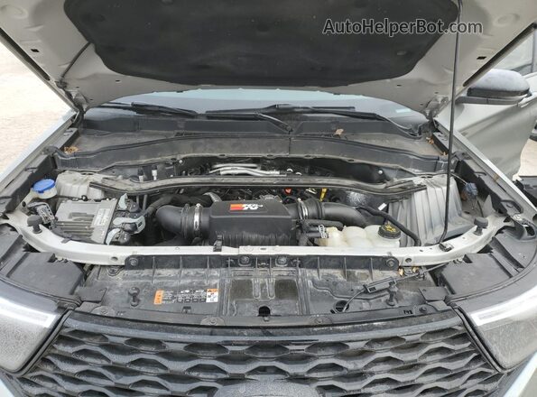1FM5K8GC4LGB52501 2020 FORD FORD EXPLORER Зеленый Вид подкапотного пространства