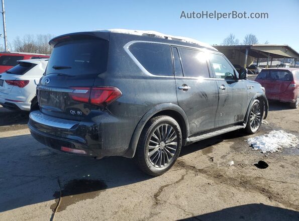JN8AZ2AE3N9290600 2022 INFINITI QX80 Черный Задняя правая четверть